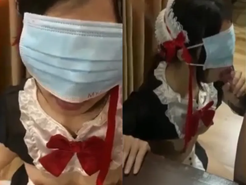Gấu việt dâm cosplay nô lệ tình dục mút bú con dương vật điêu luyện
